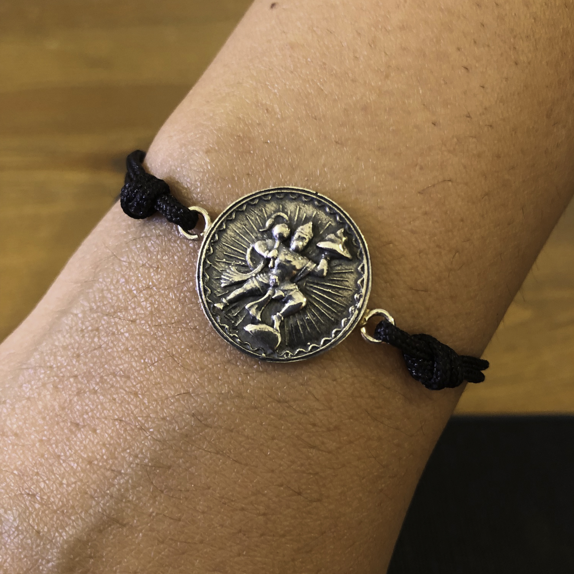 Rajasthani Enamel Hanuman Silver Snake Chain Bracelet – Cosmic Norbu